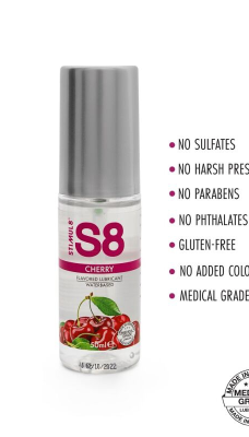 S8 Cherry oralinis lubrikantas (50 ml)