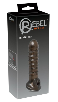 Rebel Dick & Ball penio užmovas (juoda)