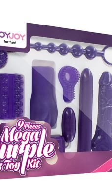 Mega purpurinis sekso žaislų rinkinys